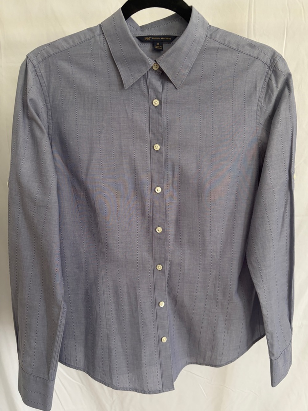 Brooks Brothers Light Blue Pinstripe Dress Shirt